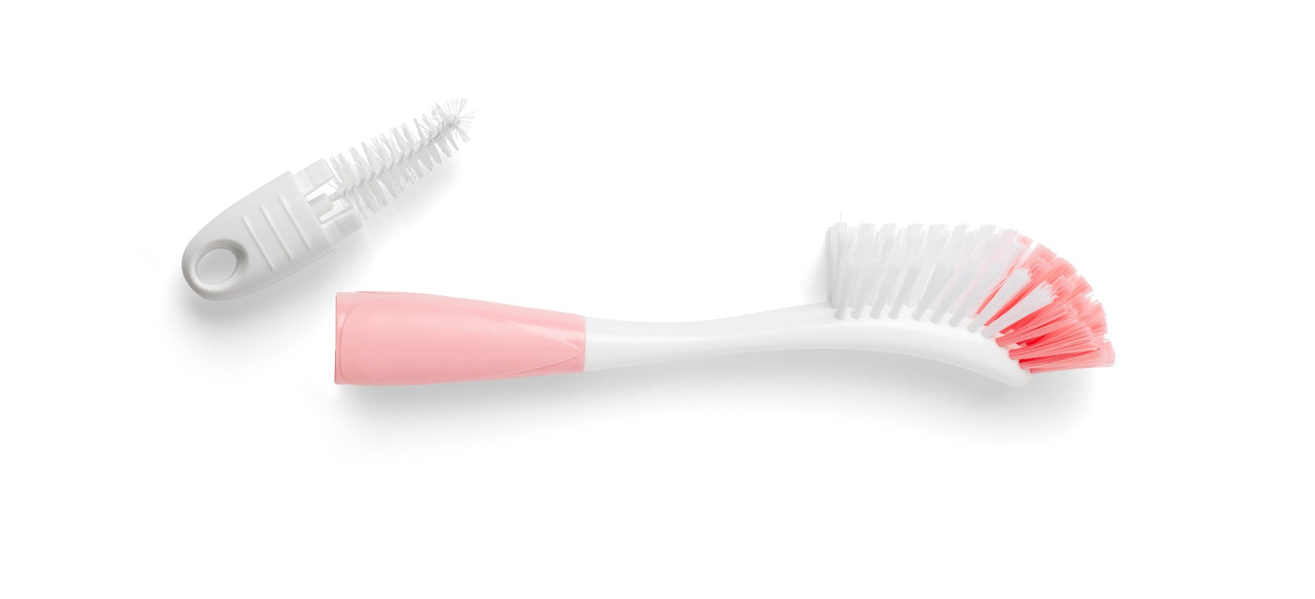 نوفيتا - فرشاة الرضّاعات والحلمات - بينك