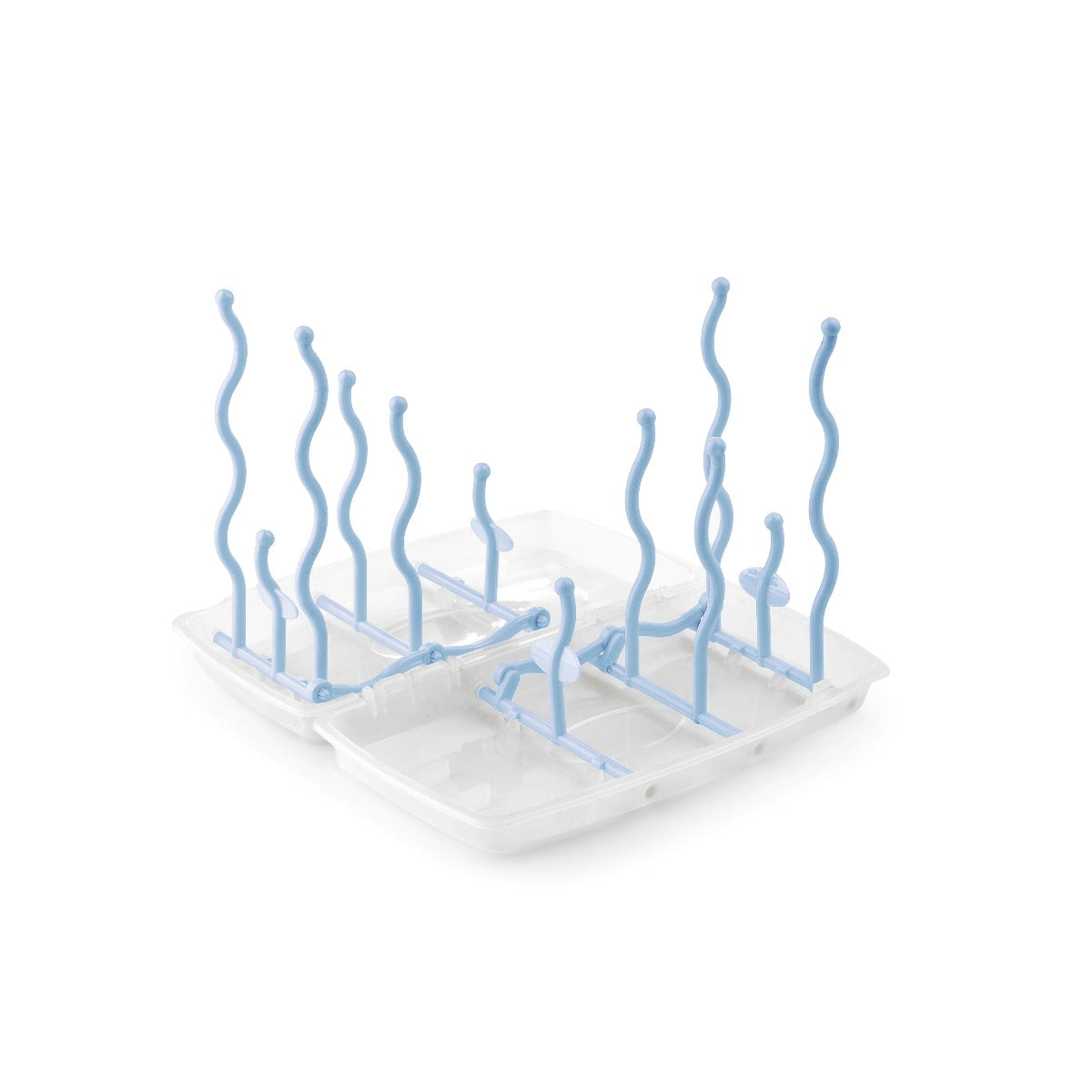 نوفيتا - رف تجفيف الرضاعات القابل للطي - أزرق