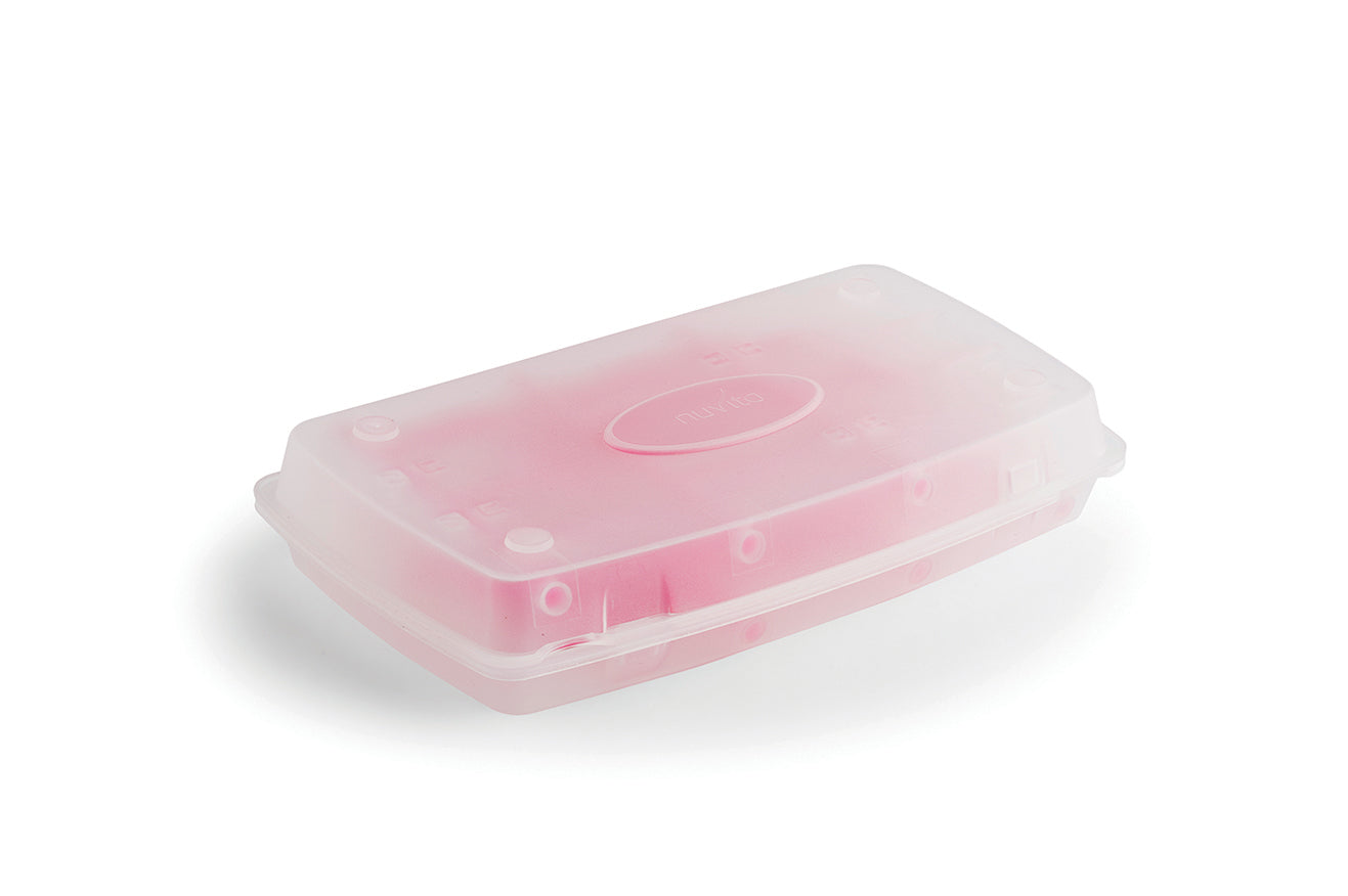 نوفيتا - رف تجفيف الرضاعات القابل للطي زهري