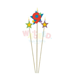 NUMBER9STAR BIRTHDAY CANDLE