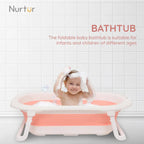 Nurtur Flodable Bathtub pink