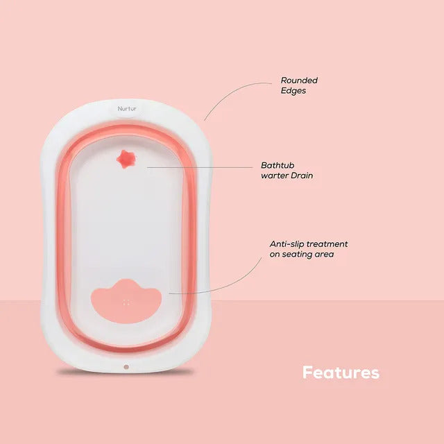 Nurtur Flodable Bathtub pink