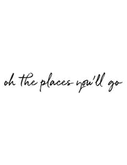 oh the places you'll go Wall Sticker