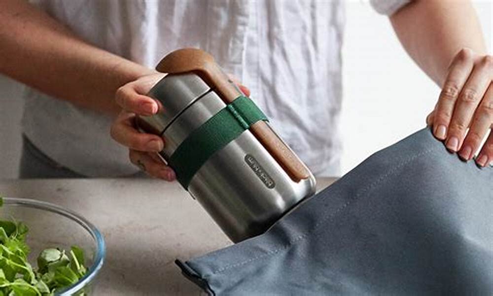 بلاك اند بلوم - قارورة طعام من الفولاذ المقاوم للصدأ 400 مل - لون زيتوني