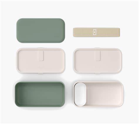 Monbento Original Bento Lunch Box Natural Green