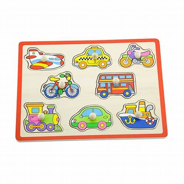 viga Flat Puzzle - Transports