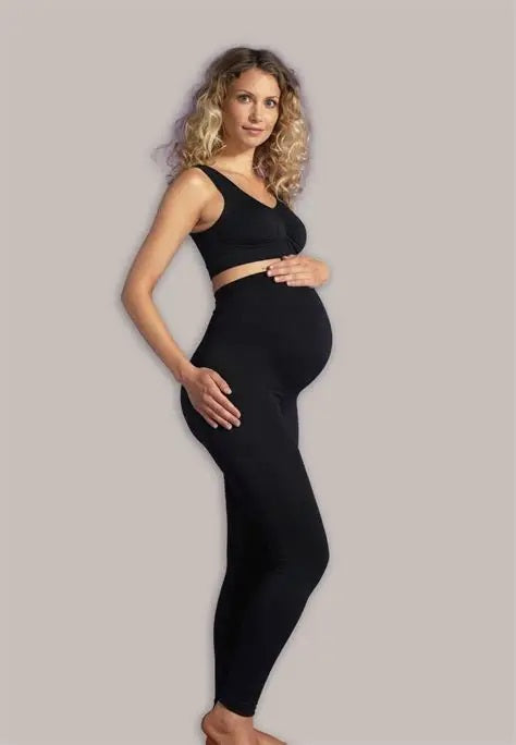 Carriwell MATERNITY SUPPORT LEGGINGS BLACK S