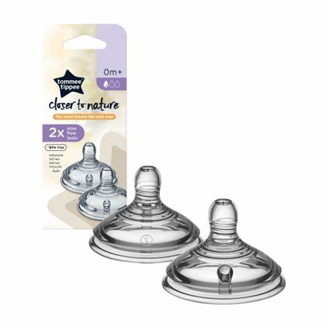 Tommee Tippee NS 2X SLOW FLOW TEAT AL AR