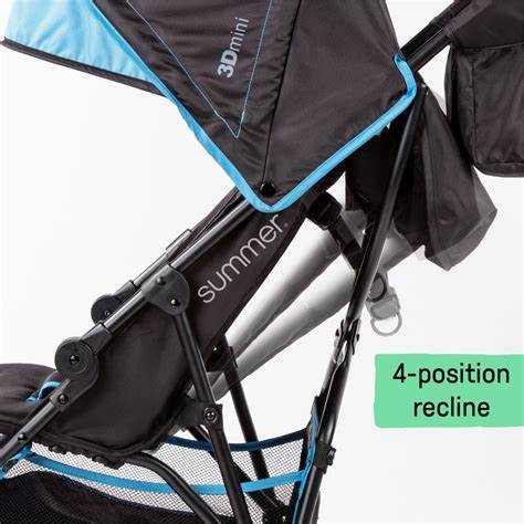 summer 3D Mini Convenience Stroller-Dusty Blue