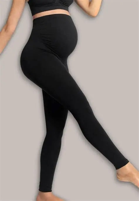 Carriwell MATERNITY SUPPORT LEGGINGS BLACK M