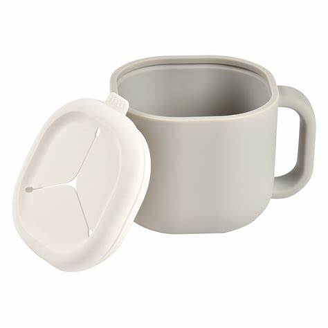 Beaba Pick'n'Snack-Silicone Snack Cup-Velvet Grey