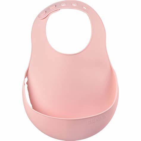Beaba Silicone Bib Old pink