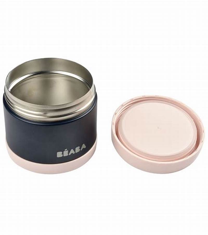 Beaba Thermo-Portion 500ml Light Pink Night Blue