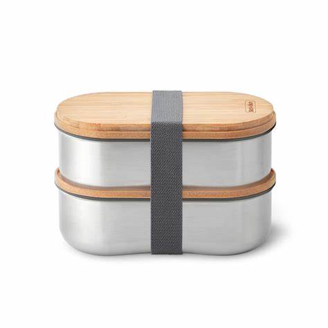 Black and Blum Bento Box Stainless Steel Slate