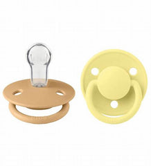 Bibs DeLux 2 Pack Silicone Onesize Desert Sand Sunshine