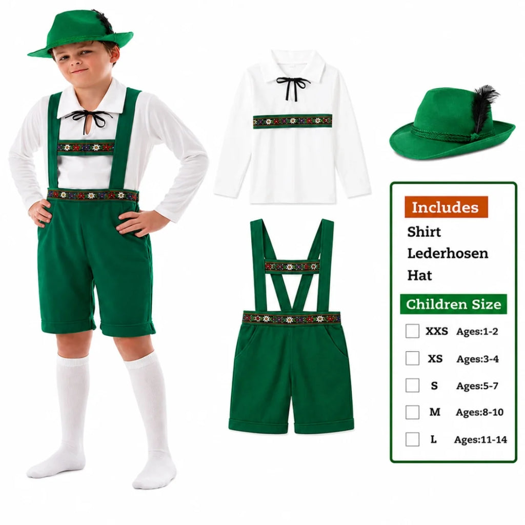 Oktoberfest Boy Fancy Dress Costume for Kids