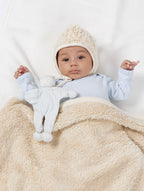Faux Fur Sherpa Stroller Blanket