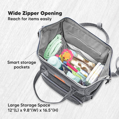 Original Diaper Backpack in Classic Grey