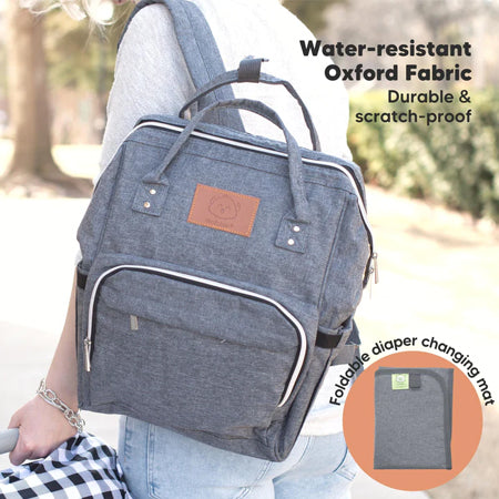 Original Diaper Backpack in Classic Grey