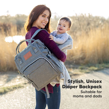 Original Diaper Backpack in Classic Grey