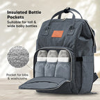 Original Diaper Backpack in Mystic Grey