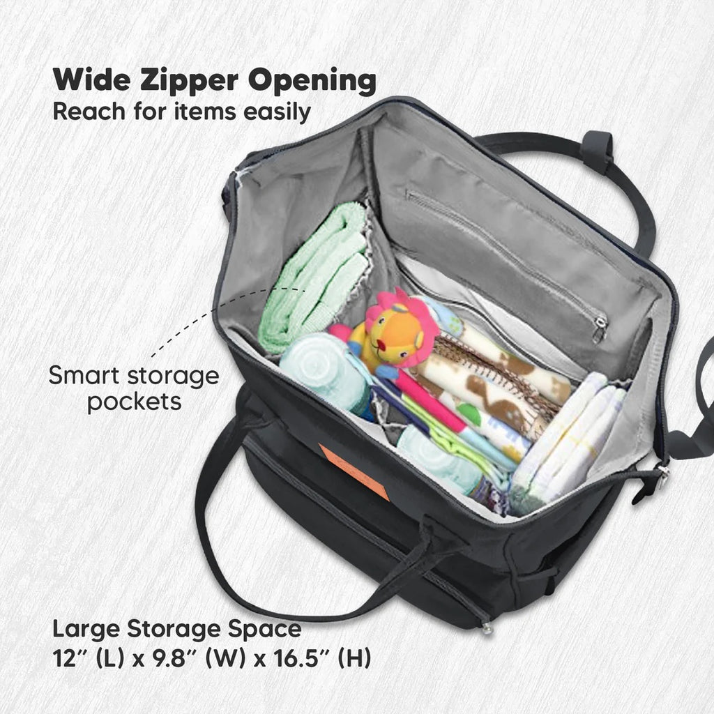 Original Diaper Backpack in Black