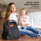Original Diaper Backpack in Black