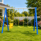 Outdoor Kids Swing Set – 3 Seats