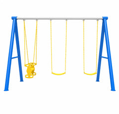Outdoor Kids Swing Set – 3 Seats