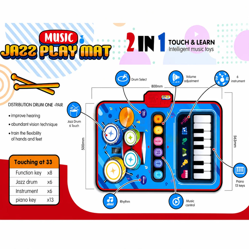 Ozen Star Jazz Play Mat 2 In 1