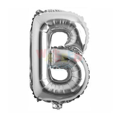 P50 LETTER B SILVER BALLOON 23X34