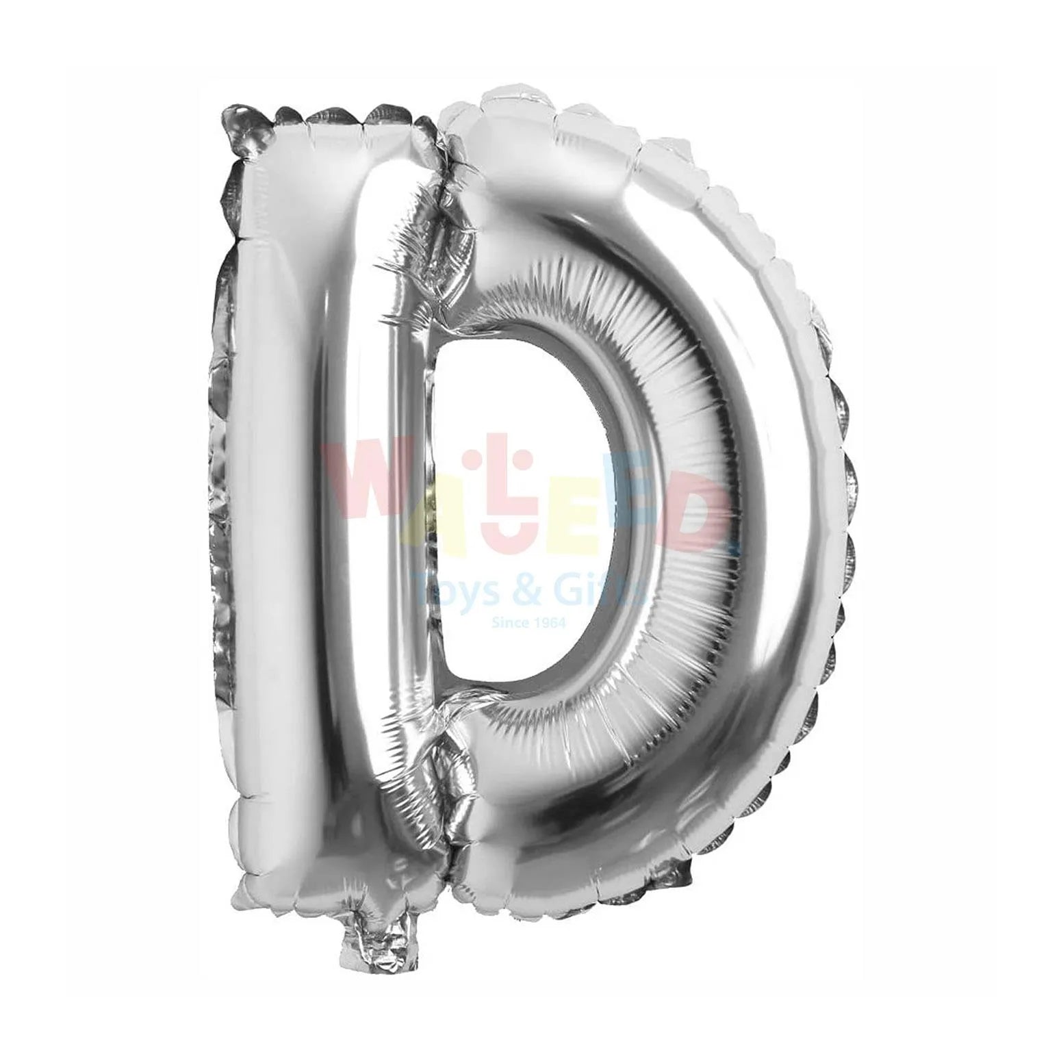 P50 LETTER D SILVER BALLOON 24X331"