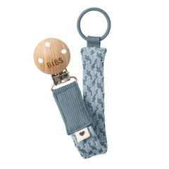 Bibs Pacifier Clip Petrol/Baby Blue
