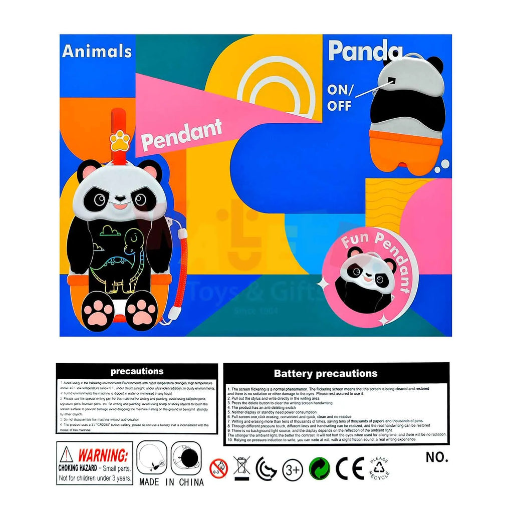 Kids Panda LCD Writing Drawing Board 1 Piece Toy