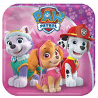 PAW PATROL GIRL SQR. PLATE
