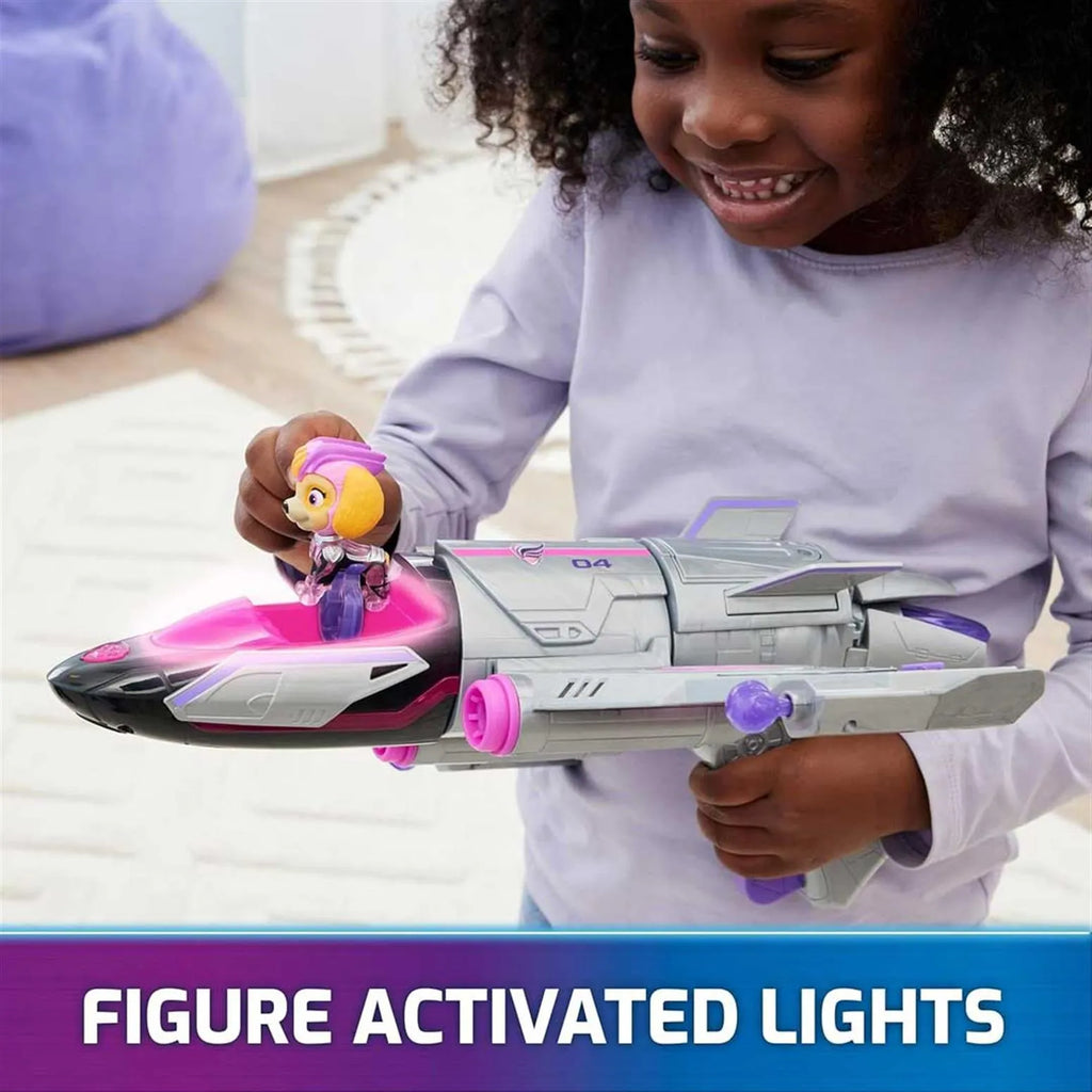 Paw Patrol Skye Mighty Movie Jet Toy with Lights and Sounds