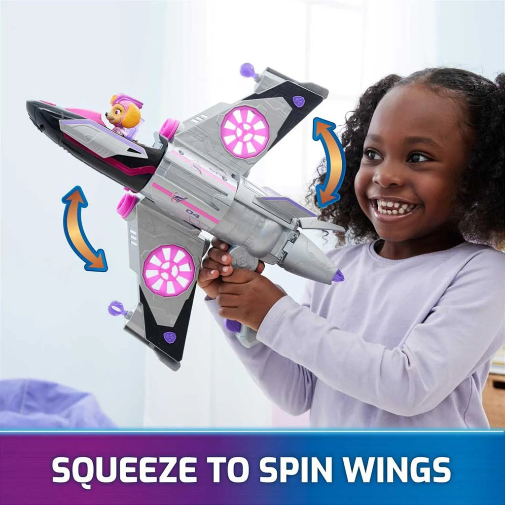 Paw Patrol Skye Mighty Movie Jet Toy with Lights and Sounds