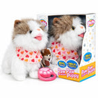 Paw Paw Walking Puppy Plush Toy with Leash