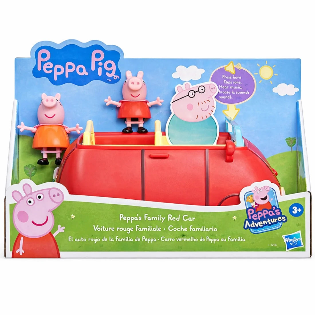 Peppa Pig Family Red Car Playset