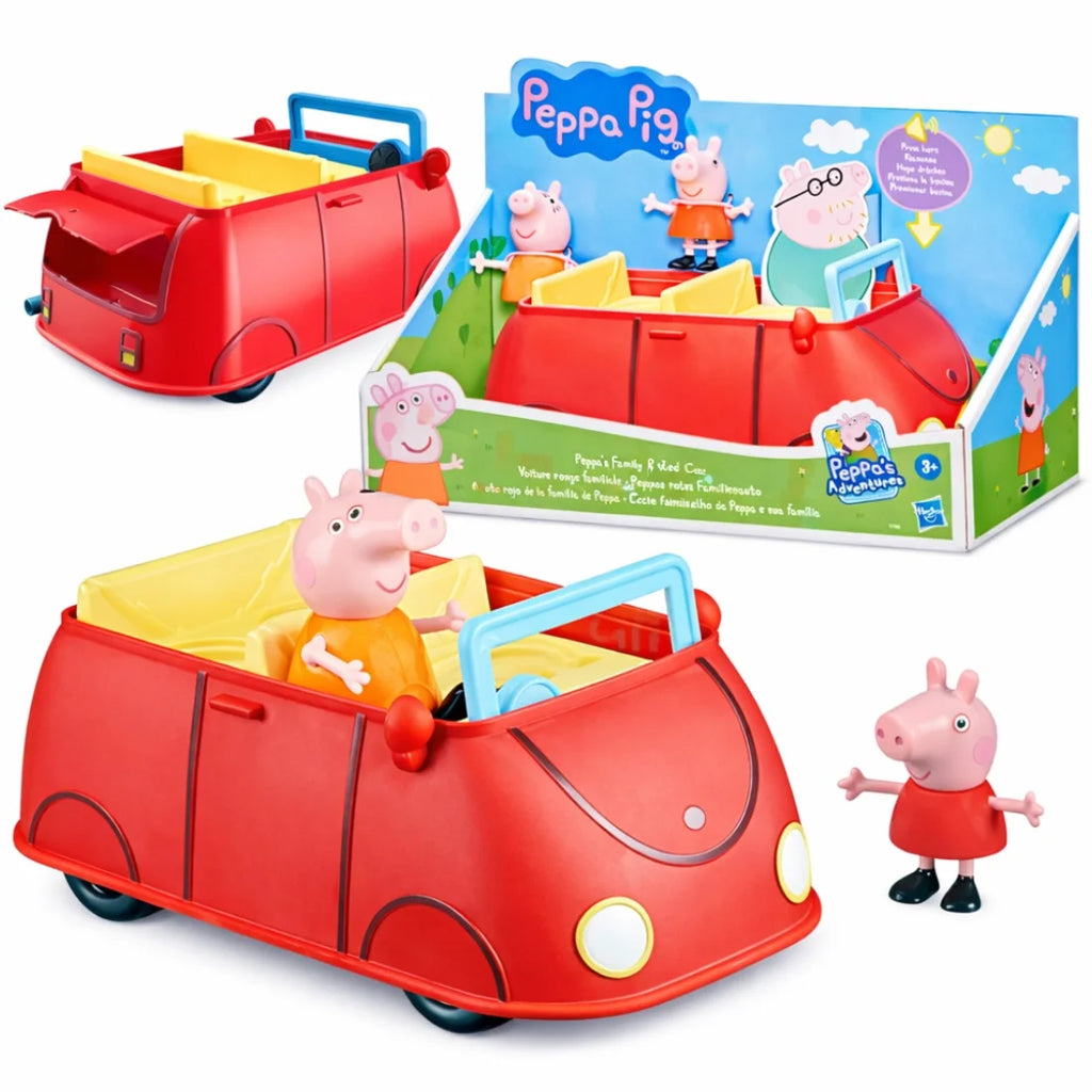 Peppa Pig Family Red Car Playset