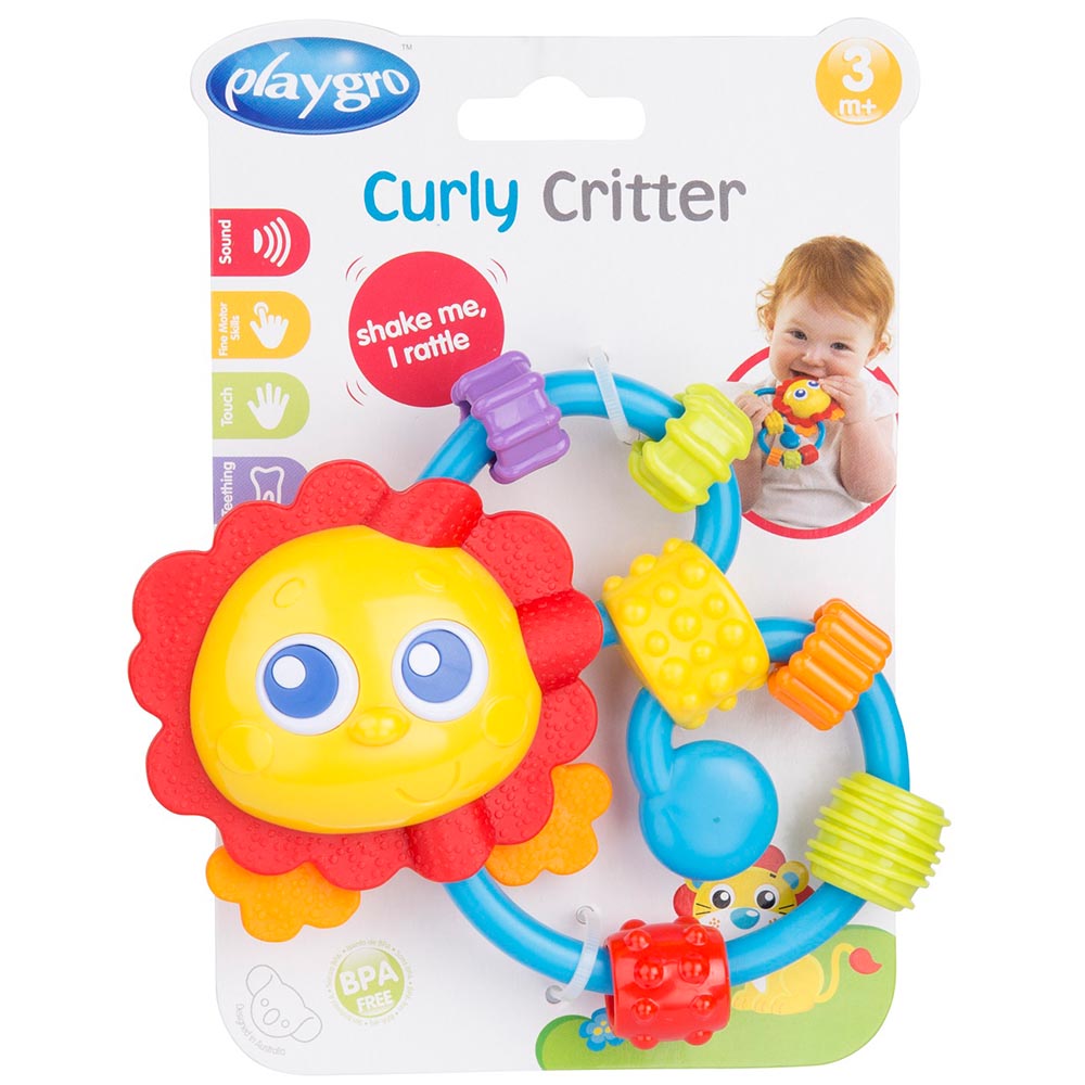Playgro Curly Critters - Lion