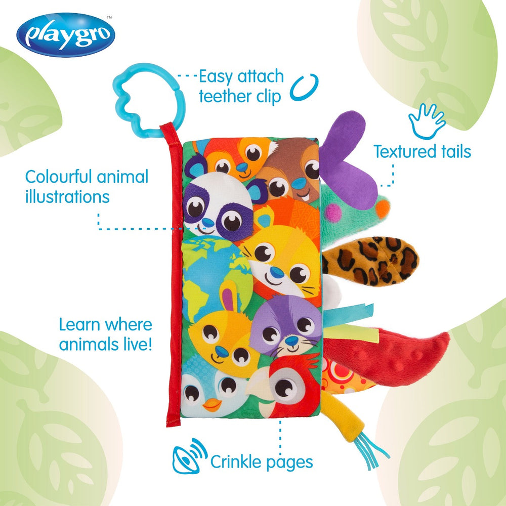 Playgro Tails of the World Sensory Book
