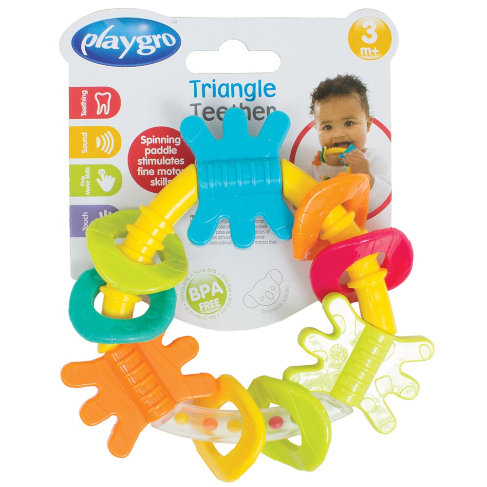 Playgro Triangle Rattle GN New Design