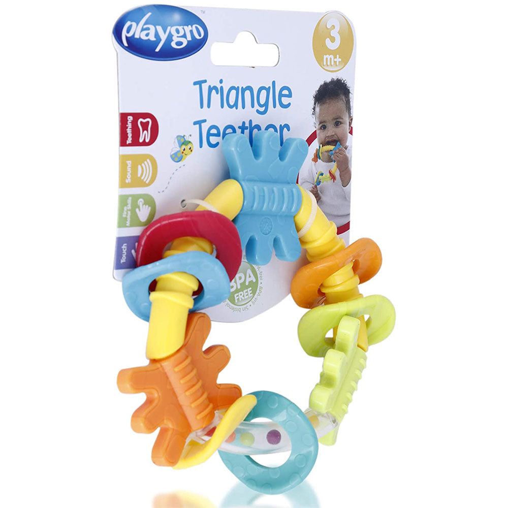Playgro Triangle Rattle GN New Design