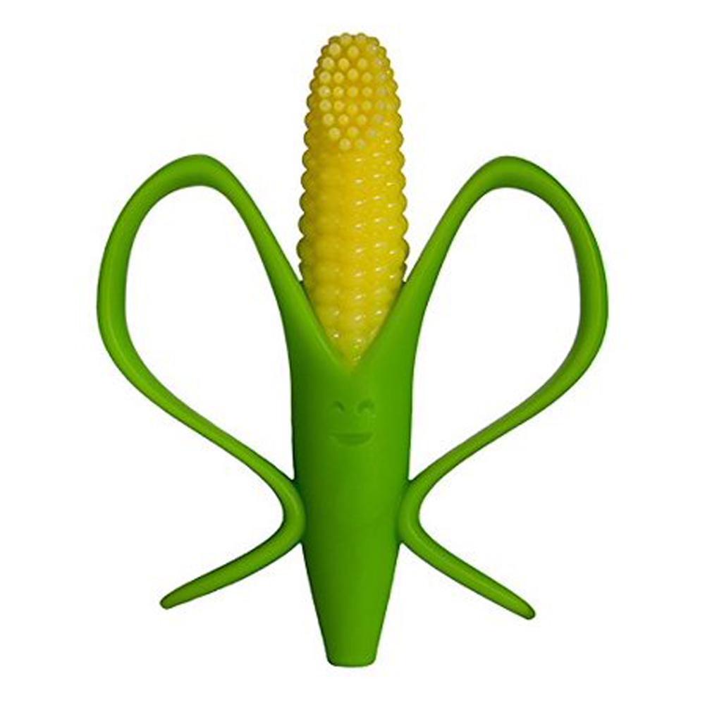 Baby Banana Corn Cob Infant Toothbrush-Yellow