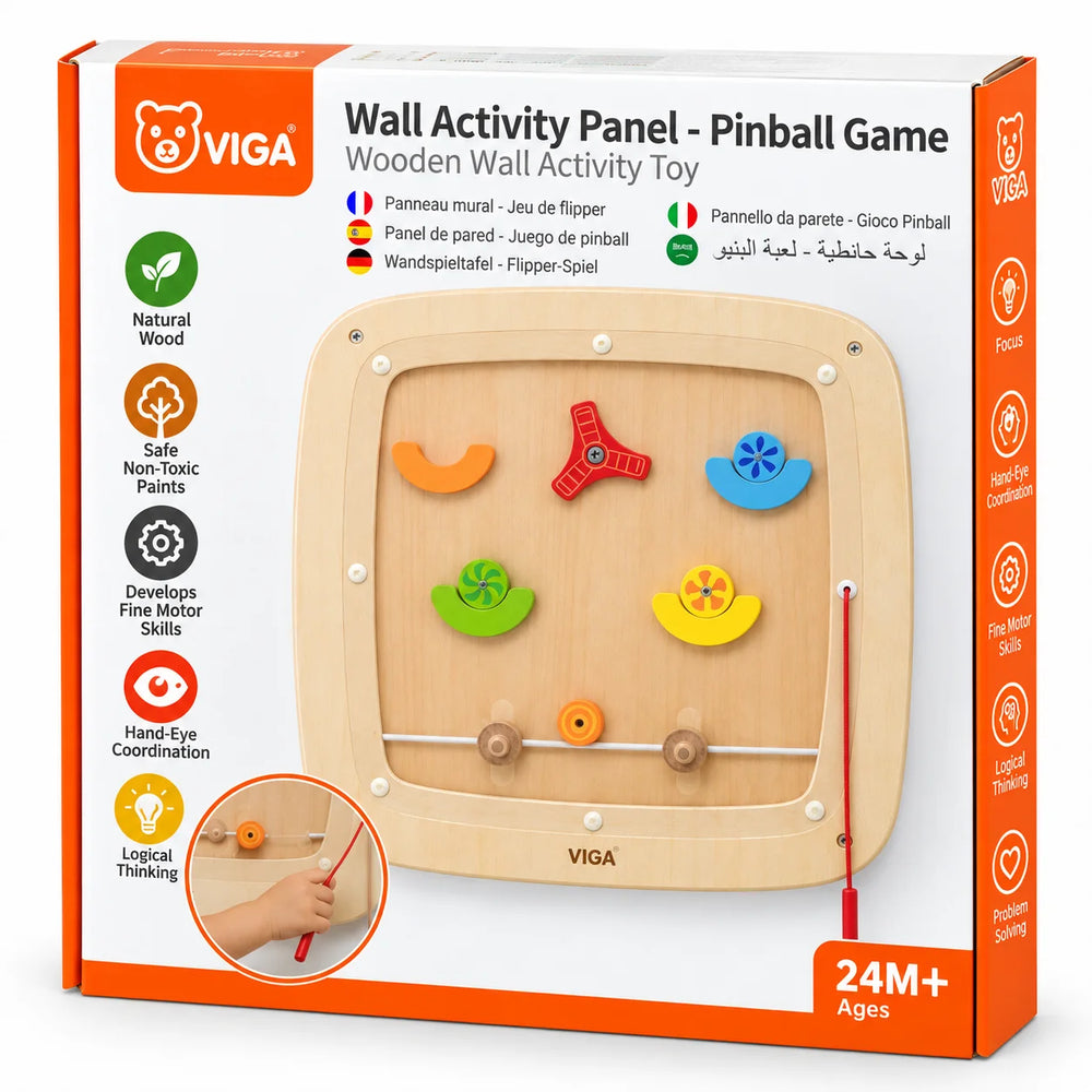 Pinball Game Wall Activity Panel