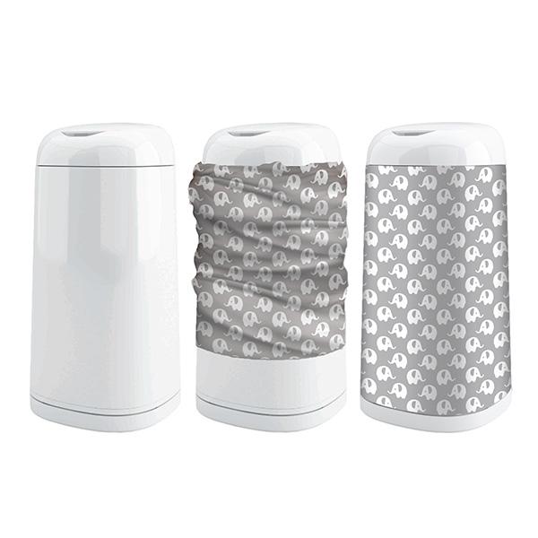 آنجل كير - غطاء قماشي لنظام التخلص من الحفاضات - أزهار وردية