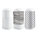 آنجل كير - غطاء قماشي لنظام التخلص من الحفاضات - أزهار وردية