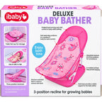 Pink Deluxe Baby Bath Tub with Support
