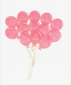 Pink Acrylic Balloons Milestone Set